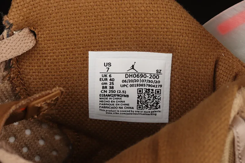 All categories Air Jordan Jordan series basketball shoes Air Jordan 6 G version Travis Scott x Air Jordan 6 "British Khaki" AJ6 Joe 6 Khaki DH0690-200